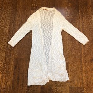 White Cozy Cardigan